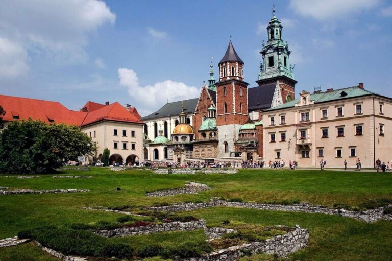 Panoramic view of Krakow's Main Market Square