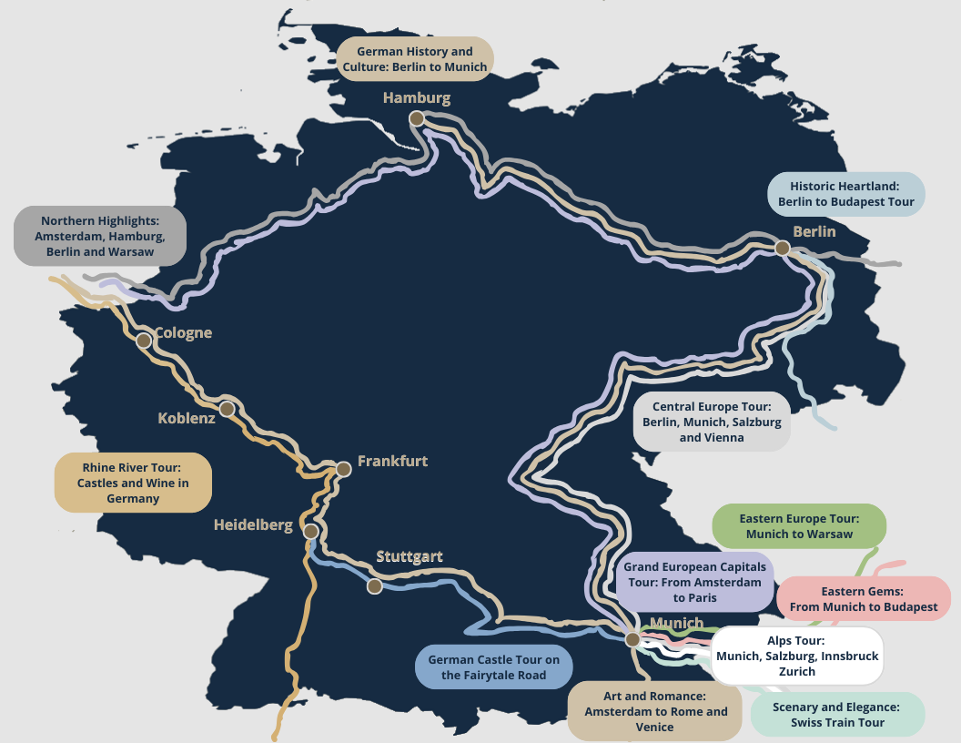 Germany Rail Routes