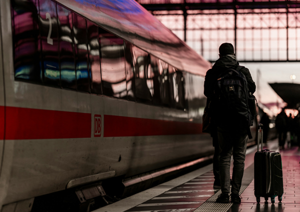 train luggage