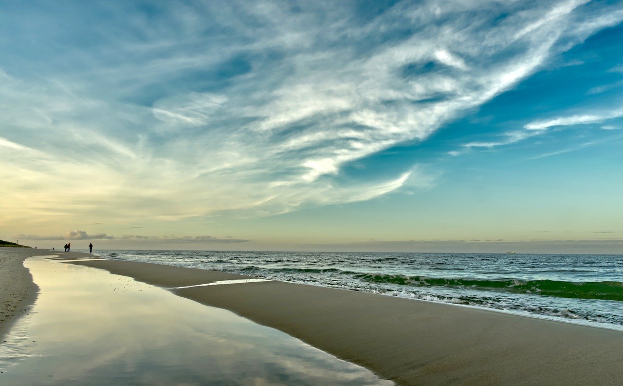 sea dunes of Peninsula Hel in Poland